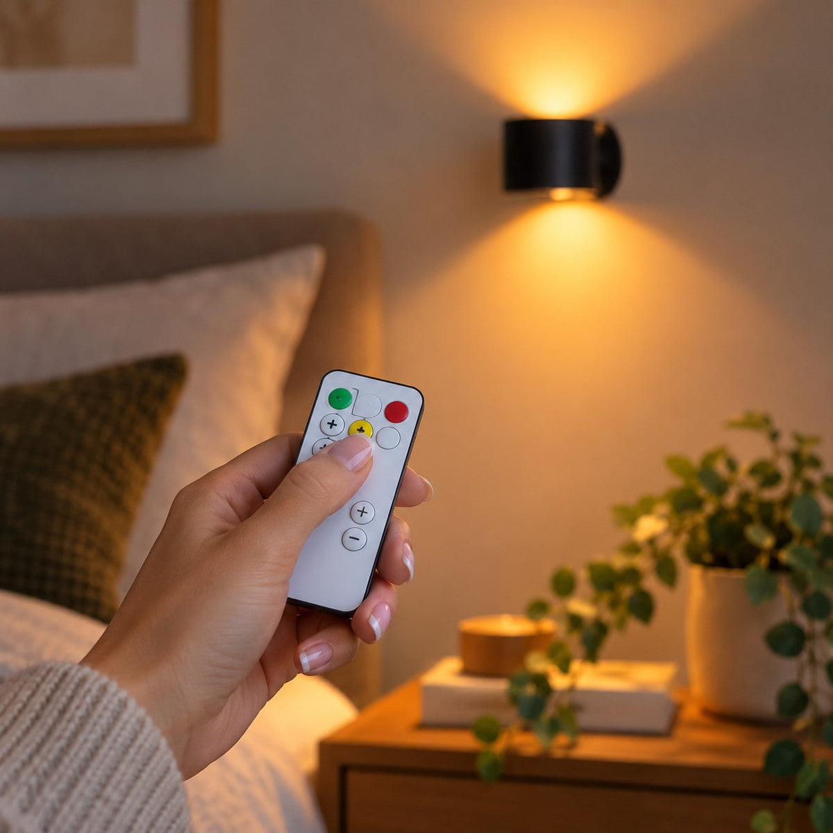 Trådlös vägglampa i premiumdesign